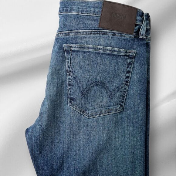 EDWIN Men’s Maddox Slim Fit Jeans in the Size 31X32”  in Stax Blue Color - Picture 6 of 12